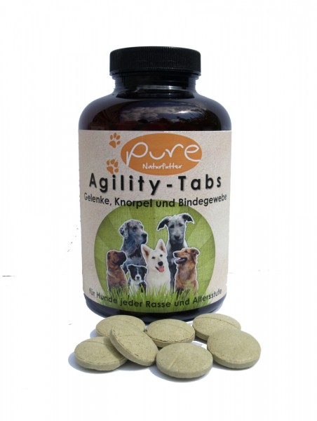 PURE Naturfutter Agility-Tabs - für Gelenke, Knorpel und