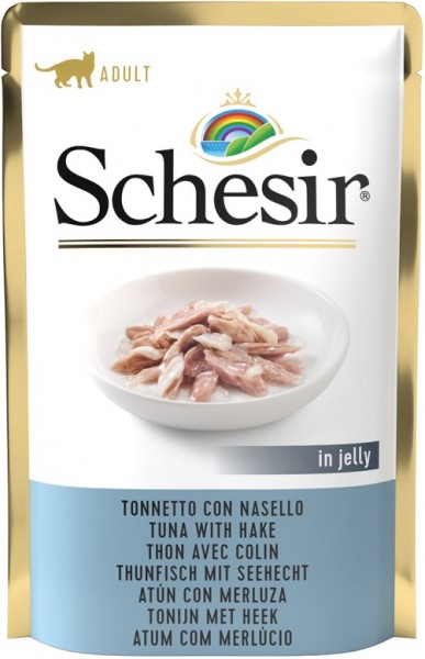 Schesir Cat - Thunfisch & Seehecht - 85g Frischebeutel