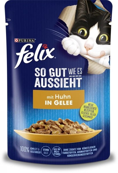 Felix So gut wie es aussieht mit Huhn 85g