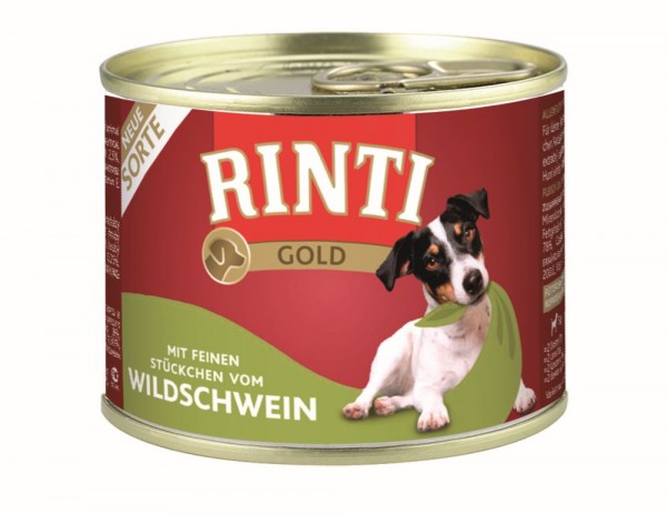 Rinti Gold Senior Wildschwein 185g
