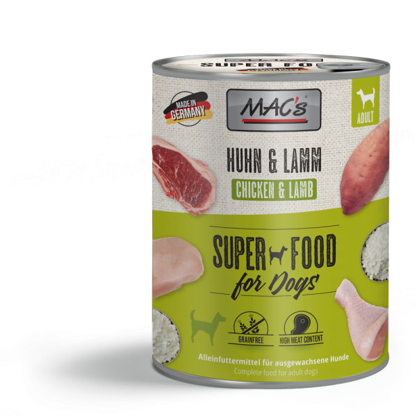 MACs DOG - Hühnchen & Lamm 800g
