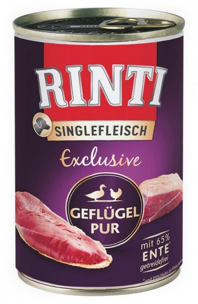 RINTI Singlefleisch Exclusive Geflügel Pur 400g