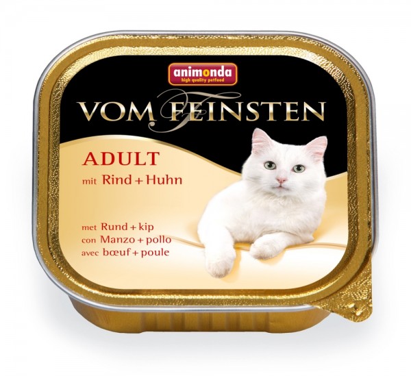 Animonda vom Feinsten Adult mit Rind & Huhn100g Schale