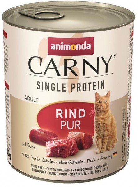 Animonda Carny Adult Single Protein Rind - 800g Dose