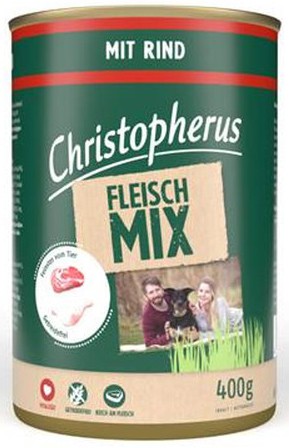 Christopherus Dog - Dose Fleischmix - mit Rind 400g