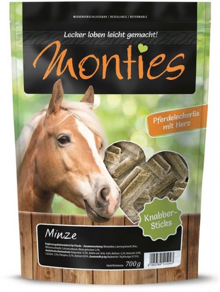 Allco Monties Minze Sticks - 700g Beutel