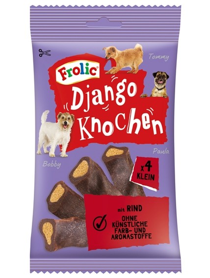 Frolic Snack Django mit Rind 4 Stück