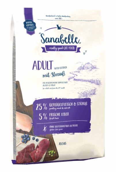 Sanabelle Adult Strauß 10 kg