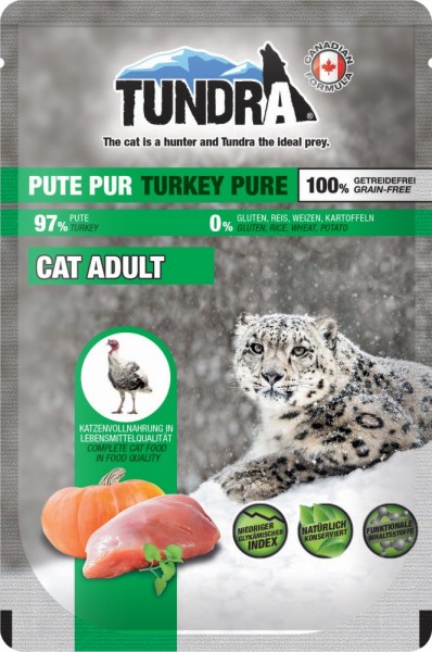 Tundra Adult Cat Pute Pur - 85g Frischebeutel
