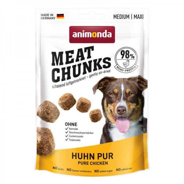 Animonda Meat Chunks Huhn pur - 80g Frischebeutel