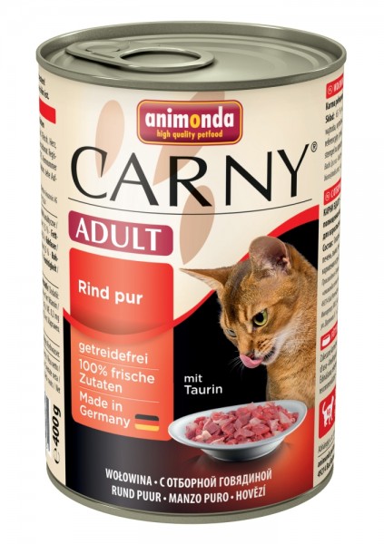Animonda Carny Cat - Dose Adult Rind pur 400g