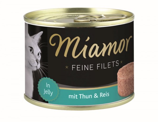 Miamor Feine Filets Thunfisch & Reis 185g Dose