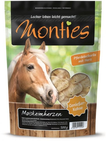 Allco Monties Maiskeimherzen - 500g Beutel