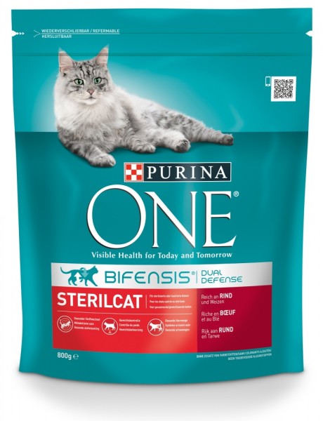 Purina ONE BIFENSIS Sterilcat reich an Rind 800g