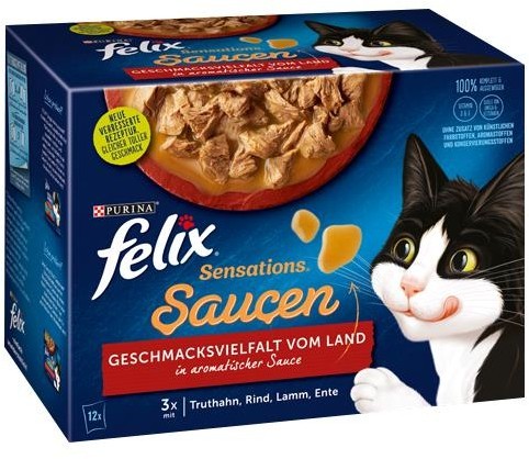 Felix Sensations Saucen Geschmacksvielfalt vom Land MP 12