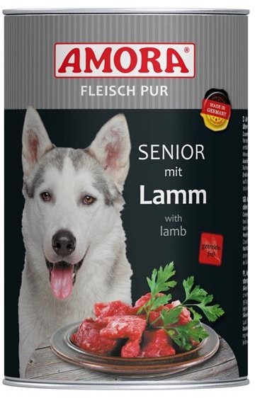AMORA Fleisch Pur Senior mit Lamm - 400g Dose