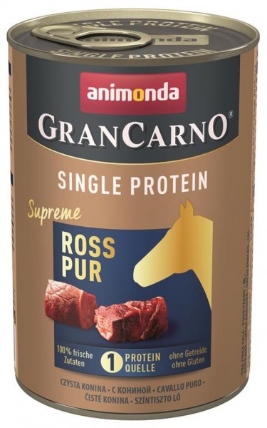 Animonda GranCarno Single Protein Adult Ross pur - 400g Dose