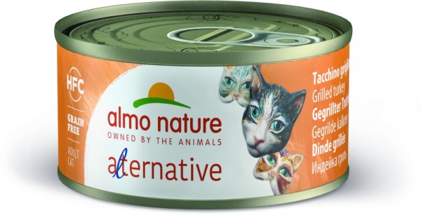 Almo Nature Katze Alternative - Gegrillter Truthahn - 55g Dose