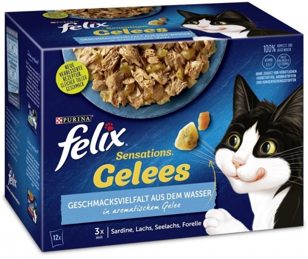 Felix Sensations Gelees Geschacksvielfalt aus dem Wasser