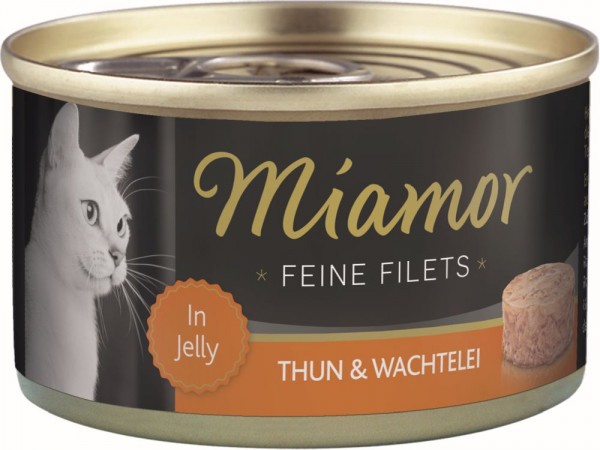 Miamor Feine Filets Thunfisch & Wachtelei 100g