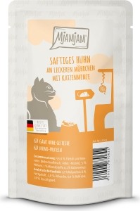 MjAMjAM - Katze Quetschie -saftiges Huhn an leckeren Möhr