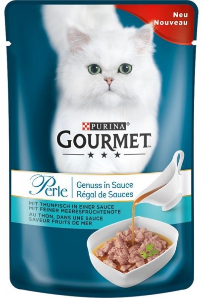 *** Gourmet Portionsbeutel Perle Genuss in Sauce Thunfisch 85 g [*** AUSLAUFARTIKEL]