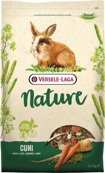 Versele-Laga Nature Cuni - 2,3kg Frischebeutel - Kaninchenfutter