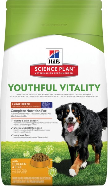 Hills Science Plan Hund Mature Adult 5+ Youthful Vitality Large - 2,5kg Beutel