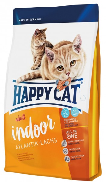 Happy Cat Supreme Indoor Atlantik-Lachs 4 kg