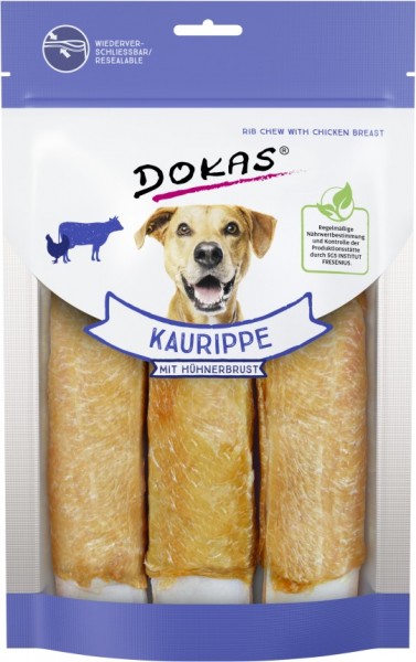 Dokas Dog Kaurippe mit Hühnerbrustfilet 210g
