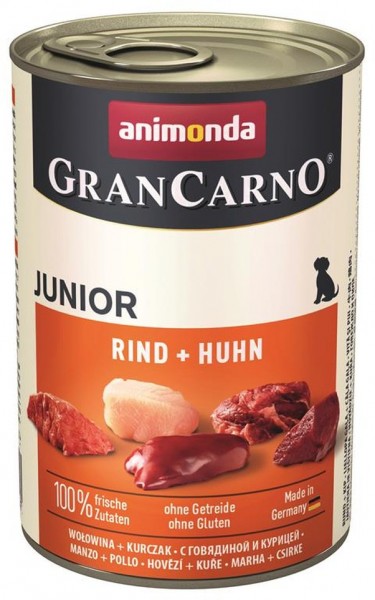 Animonda GranCarno Dog - Dose Junior Rind & Huhn 400g