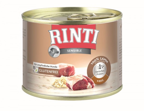 Rinti Sensible Lamm & Reis 185g