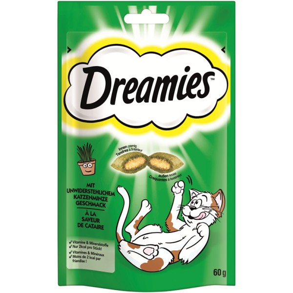 Dreamies Cat Snack mit Katzenminze 60g