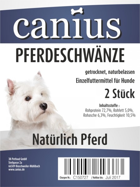 Canius Pferde Schwänze 2 Stück