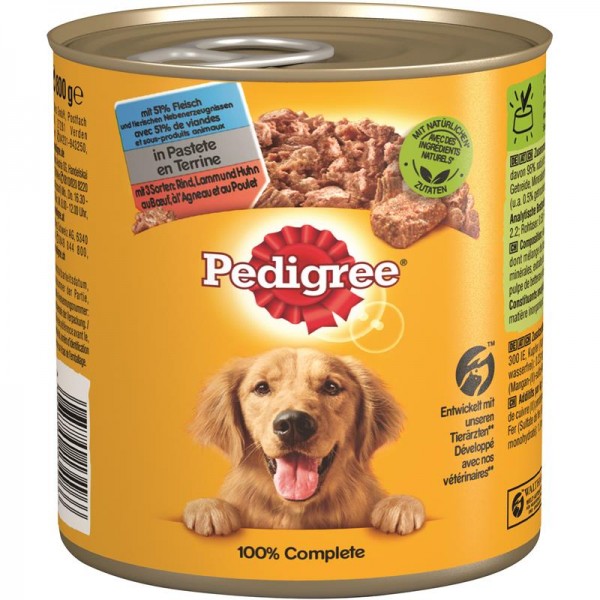 *** Pedigree Dose Adult 3 Sorten Rind, Lamm, Huhn 800g [*** AUSLAUFARTIKEL]