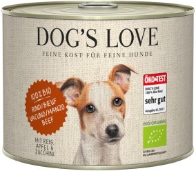 DOG´S LOVE BIO Rind 200g Dose