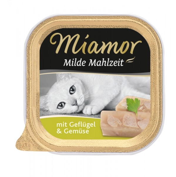 Miamor Milde Mahlzeit Geflügel & Gemüse 100g