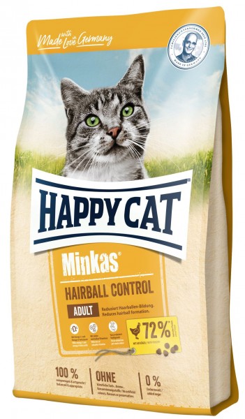 Happy Cat Minkas Hairball Control Geflügel 10kg