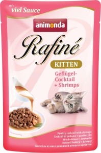 Animonda Rafiné Kitten Geflügelcocktail & Shrimps - 100g Frischebeutel