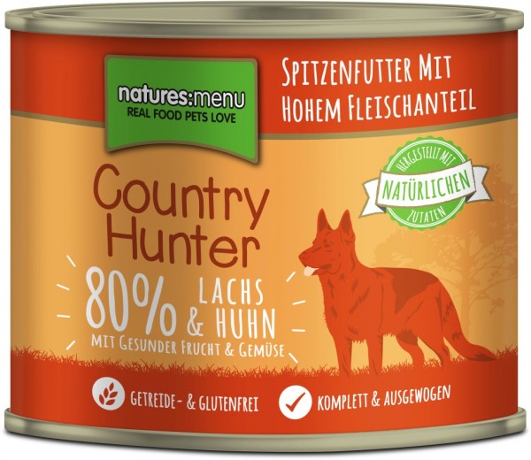 Country Hunter Dog Dose 80% Huhn & Lachs 600g