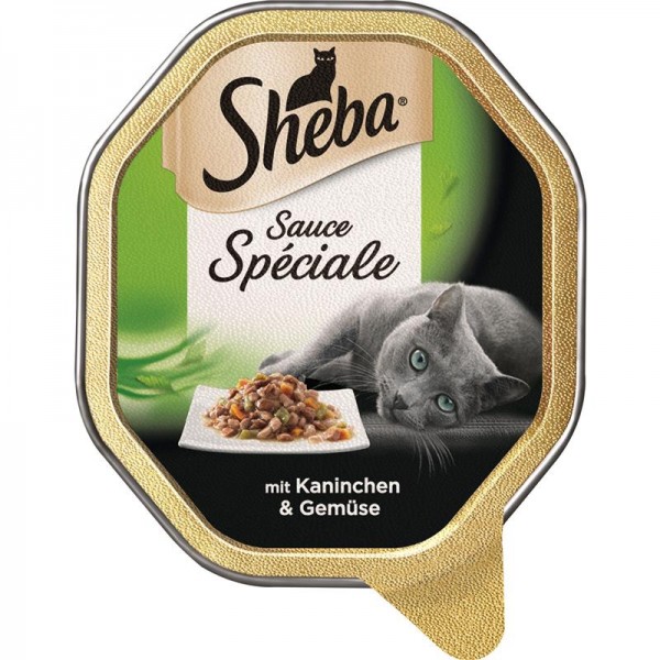 Sheba Schale Speciale mit Kaninchen und Gemüse 85g