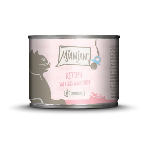 MjAMjAM - Kitten saftiges Hühnchen mit Lachsöl 200 g