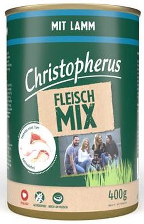 Christopherus Dog - Dose Fleischmix - mit Lamm 400g