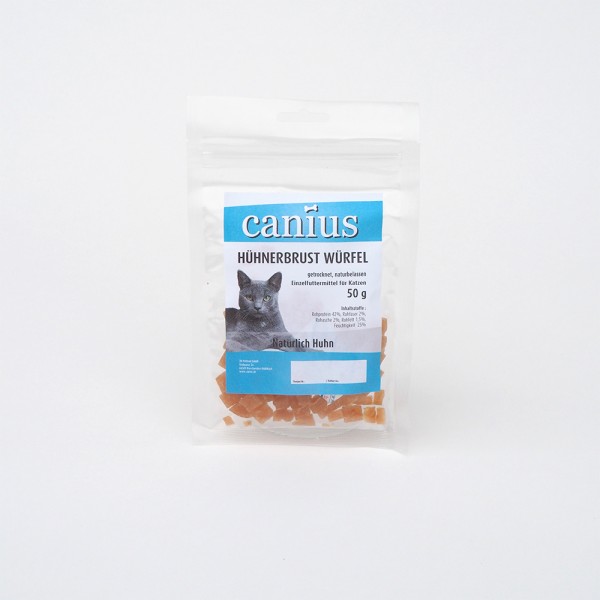 Canius Cat Huhn pur Würfel 50g