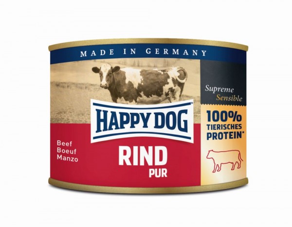 *** Happy Dog Dose Rind Pur 200g [*** AUSLAUFARTIKEL]