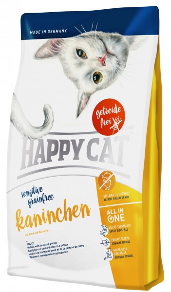 Happy Cat Sensitive Grainfree Kaninchen 4 kg