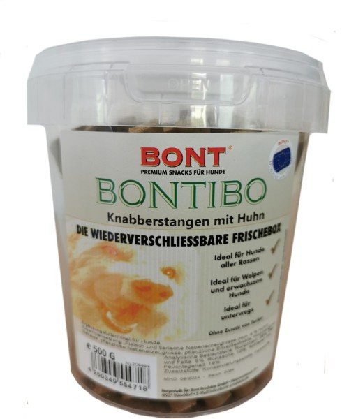 Bontibo Knabberstangen mit Huhn 500g