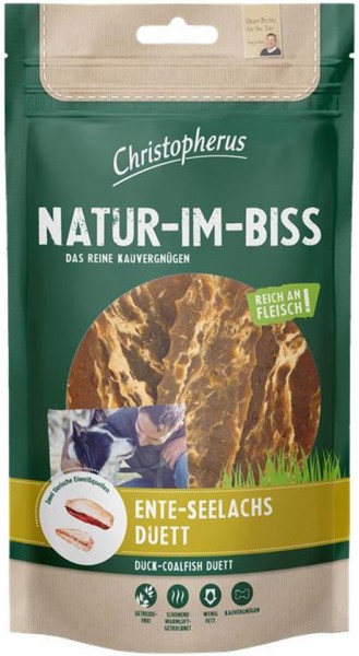 Allco Christopherus Natur-Im-Biss Ente-Seelachs-Duett - 70g Frischebeutel