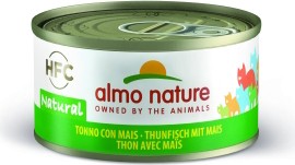 Almo Nature Katze Natural - Thunfisch mit Mais - 70g Dose