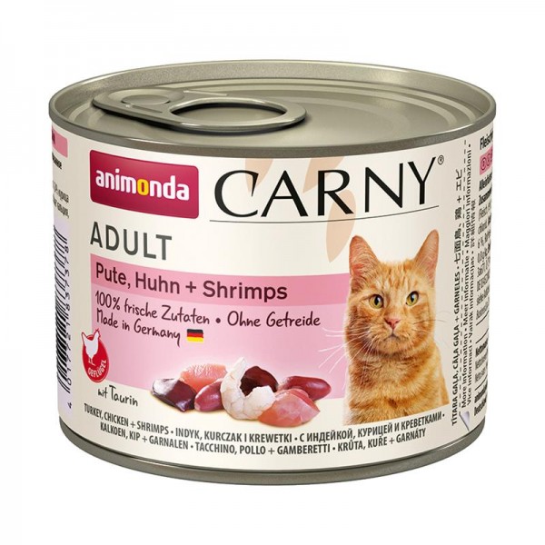 Animonda Carny Cat - Dose Adult Pute & Huhn & Shrimps 200g